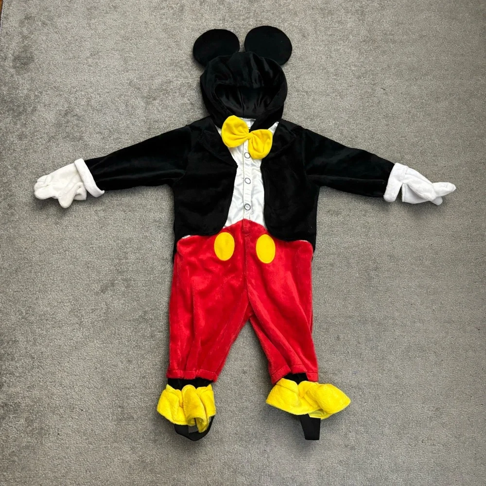 Disney Store Mickey Mouse One Piece Halloween Costume